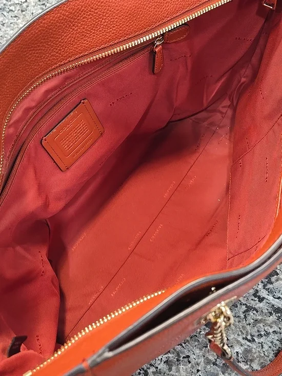  Coach Turnlock Chain Tote 27 - COA - Picture 12 of 16